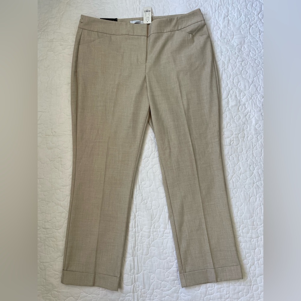 NWT New York and Company The 7th Avenue Slim Ankle Tan Women’s Dress Pants